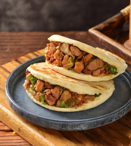 [11-4. Pan Bao Crujente (Estilo Norte China)] 11-4. 肉夹馍饼（白吉馍）