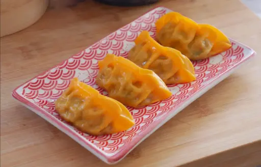 22-15 Gyoza a la plancha de panceta con kimchi