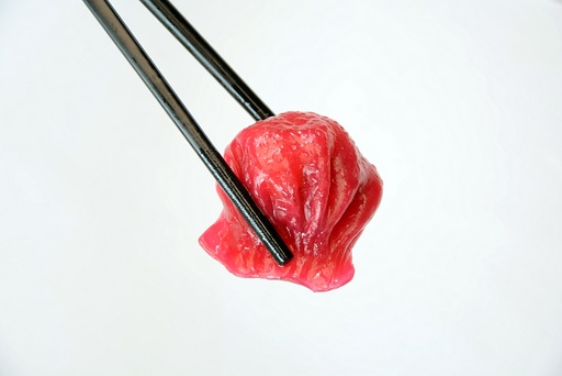 [10-1-2. Hakao de Gamba estilo Cantonés-Color Rosa] 10-1-2. Cantonese Shrimp Har Gao - Pink Color